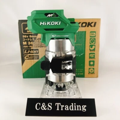 HIKOKI M3608DA 36V 30000rpm Electric Trimmer Shaft 6,8mm Body Only - Image 1 of 4