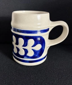 Williamsburg Kolonialkeramik Krug großer Becher Stein Salz glasiertes Eichenblatt - Bild 1 von 9