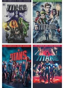 DC Titans Complete Series Seasons 1-4_ (DVD, 12-płytowy, zestaw box) Nowy