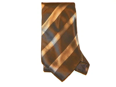HOMBRE DE HOY [RAYAS/GRIS] Corbata Hombre 100% Seda Hecha en Italia Foto 1 de 3