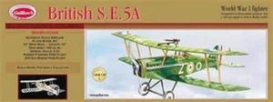 Krick GUILLOW'S British SE5A Balsabausatz / gu202 - Bild 1 von 2