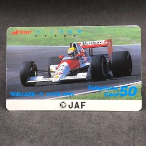 Mclaren Ayrton Senna 90 Formula One F1 Racing Car NTT Phone Telephone Card Japan