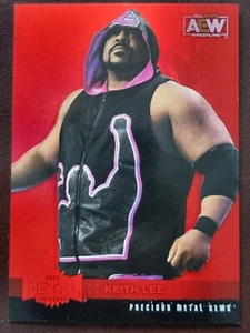2022 AEW Keith Lee Red PMG /100 Upper Deck Metal Universe Mint #81084 - Picture 1 of 2