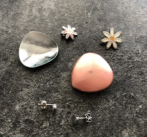 Energetix Power Herz Ohrstecker und Anhänger Blume Magnetschmuck - Bild 1 von 6