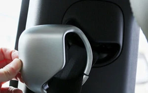 Ajuste para Defender 110 2020-2023 cubierta de hebilla de cinturón de seguridad interior plateado mate - Imagen 1 de 9