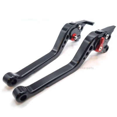 Palancas de embrague y freno largas negras para Moto Guzzi Breva 1100 2006-2012 Foto 1 de 3