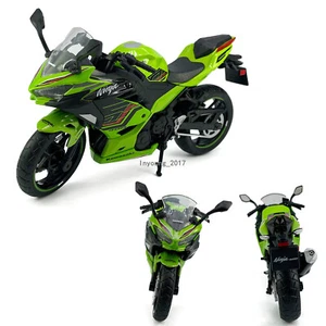 1:12 Kawasaki Ninja 400 Motorcycle Model Diecast Motorcycle Toy for Boys Green - Picture 1 of 9