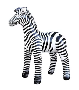 Jet Creations Inflatable Zebra Great For Safari Zoo Themed Children Parties Fun - Picture 1 of 13