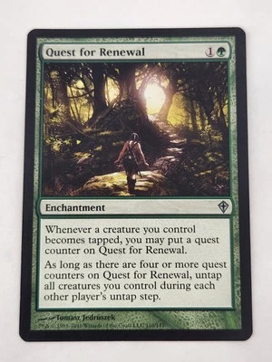 MTG - Quest for Renewal - Worldwake  - 110/145 - Light Play Green Enchantment - Image 1 of 4