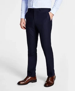 $ 135 Kenneth Cole Reaction marineblauer Techni Cole Herrenanzug schmale Passform Hose 38 34 - Bild 1 von 1