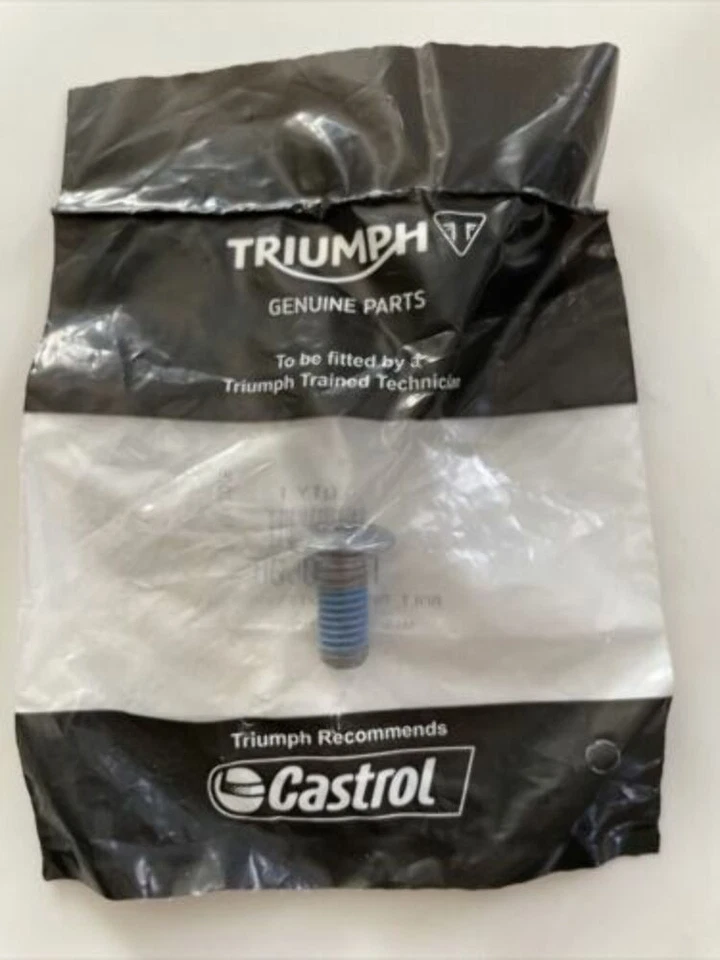 Pernos de disco de rotor de freno trasero Triumph Speed Triple Bonneville 1997-2014 cantidad 3 T2020 Foto 1 de 4
