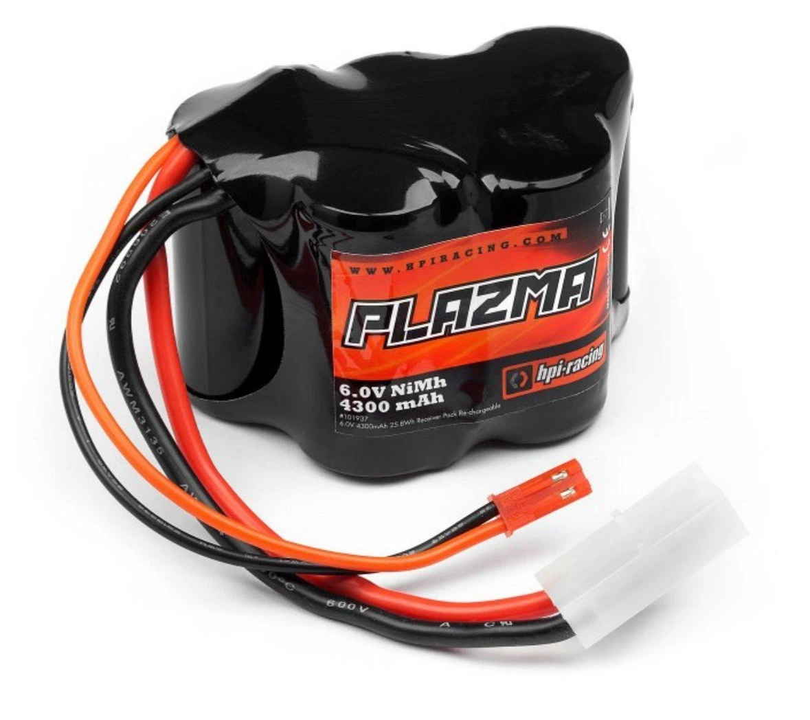 Absima Modellbau-Empfängerakku NiMh 6V 1700 MAh – Für 1/8 RC-Fahrzeuge, 5 Zellen, Hump JR