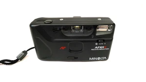 Cámara fotográfica Minolta AF101R 35 mm negra con estuche y caja - Imagen 1 de 6