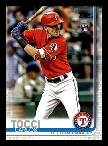 2019 Topps Carlos Tocci #649 Texas Rangers RC - Picture 1 of 2
