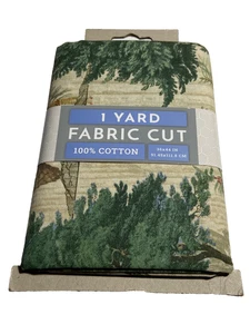 David Textiles 1 Yard Fabric Cut !00% Cotton Trees 36 x 44 in - Picture 1 of 5