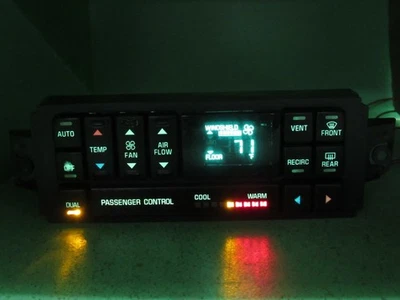 09352034 97-05 BUICK REGAL CENTURY A/C DIGITAL CLIMATE TEMP CONTROL REBUILT 3067 - Image 1 of 4