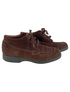 GEOX Scarpe Stringate Donna Marroni Camoscio Eleganti (EU 38) - Foto 1 di 3