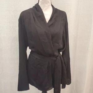 Lafayette 148 NY elegant blouse sz L NWT - Picture 1 of 4