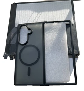 FNTCASE Magnet Hülle für Samsung Galaxy ZFold7 Schwarz mit Displayschutz - Bild 1 von 5