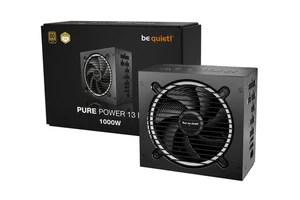 Be Quiet! Fuente de alimentación modular Pure Power 13 M 550W-1000W, 80+ dorada, ATX 3.1, PCIe 5.1 - Imagen 1 de 20