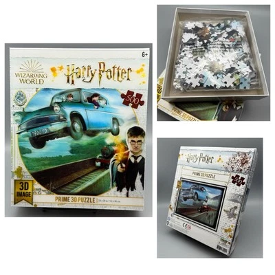 Harry Potter Mundo Mágico Weasleys Ford Anglia Coche Imagen 3D Puzzle 500 Piezas Foto 1 de 4