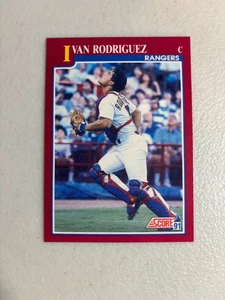 1991 Score Traded Ivan Rodriguez #82T RC Rookie - Picture 1 of 2
