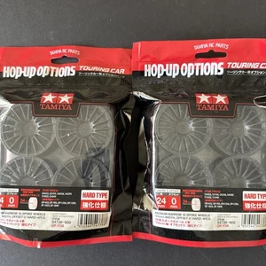 Tamiya 54738 OP1738 Medium Narrow 18 Spoke Wheels 24mm1/10 Touring x 2 packages - Picture 1 of 5