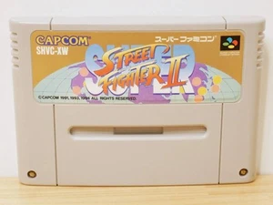 Capcom Super Street Fighter II SFC Japan 16-bit SNES Fighting Game Japan - Picture 1 of 3