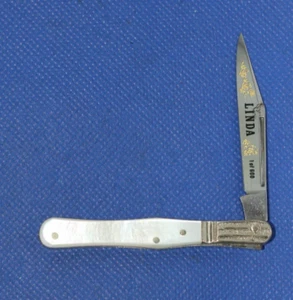 Vintage Frank Buster, Kampfhahn, Perlmutt, Taschenmesser, NOS - Bild 1 von 2