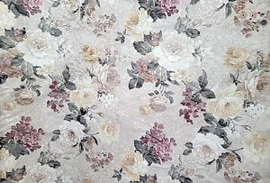 Transfertex Design Germany Large Floral Jacquard Upholstery Fabric 5.3yds - Picture 1 of 5