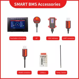 Módulo Bluetooth BMS/ 485 / UART / Indicador de capacidad / Control táctil lcd para DLIY - Imagen 1 de 8