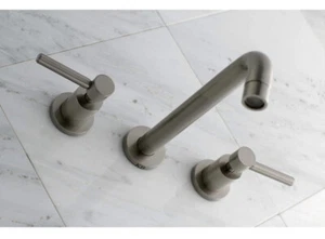 Kingston Brass KS8028DL Concord Wall Mounted Roman Tub Filler -Brush Nickel NEW - Picture 1 of 8
