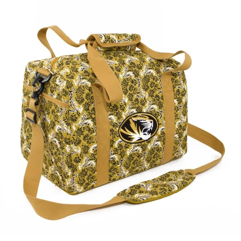 Missouri Tigers Mizzou Duffel Bag Bloom Quilted Mini Travel Bag Cover