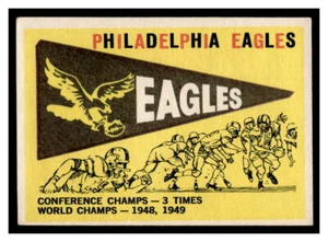 1959 Topps Football  #83 Eagles Pennant  SC26 - Picture 1 of 2