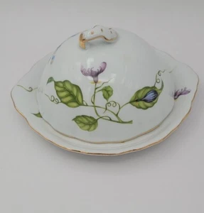I. Godinger & Co Round Covered Butter Dish Jardin Pattern, Rare And Gorgeous! - Picture 1 of 12