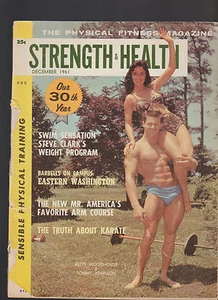 Revista Strength & Health diciembre 1961 Steve Clark Karate Tommy Johnson - Imagen 1 de 1