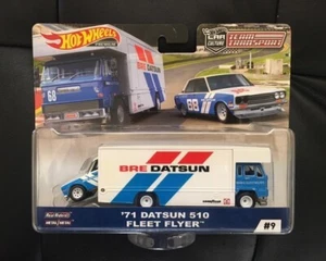 2019 Hot Wheels Team Transport 71 Datsun Bluebird 510 BRE Autographed by peter - Picture 1 of 4