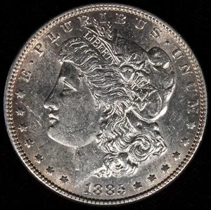 1885-P Morgan Silver Dollar Gorgeous Mint Luster BU MS++ - Picture 1 of 2