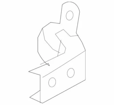 Bisagra de puerta delantera original Infiniti 2006-2017 QX70 FX37 FX50 M35 M45 80400-EG000 Foto 1 de 2