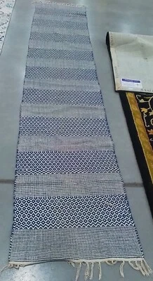 Tapete com manchas traseiras IVORY/NAVY 2'-3" x 12'-0", preço reduzido 1172763503 MTK330B-212 - Imagem 1 de 4