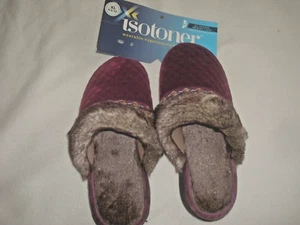 Zapatillas isotónicas púrpura para dama talla XL 9,5-10 - Imagen 1 de 3