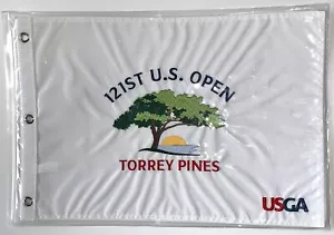 2021 US open flag Torrey Pines golf embroidered pin flag jon rahm wins new - Picture 1 of 12