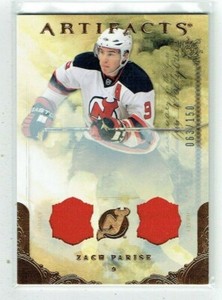 10-11 UD Upper Deck Artifacts  Zach Parise  /150  Dual Jerseys
