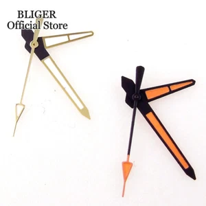 High Quality Gold Orange Watch Hand Luminous Fit NH35 NH36 7s35 7s26 4r35 7009 - Picture 1 of 7