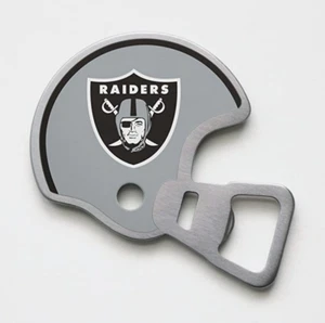Las Vegas Raiders Season Opener Helmet Magnetic Bottle Opener  - Picture 1 of 3