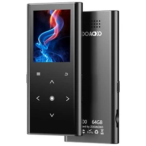 64GB MP3 Players, Music Player with Bluetooth 5.2, Built-in HD Speaker, FM Radio - Picture 1 of 6