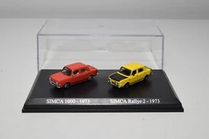 B8 1:87 UNIVERSAL HOBBIES SET SIMCA 1000 1973 RALLYE 2 RALLYE2 1973 MIB - Picture 1 of 15