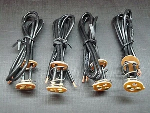 4 pcs double contact pigtail regular base tail light repair wiring GM - Bild 1 von 1