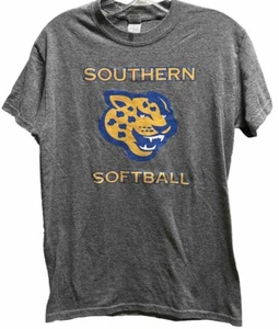 Southern university jaguars t shirt small adult short sleeve cotton/polyester - Picture 1 of 3