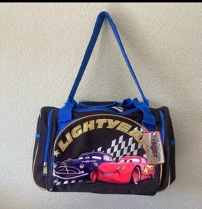 Disney-Pixar Cars Duffle Bag Luggage Travel Bag 16"x10"x10" - Picture 1 of 3